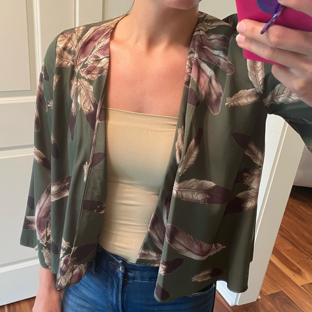 Feather Cardigan